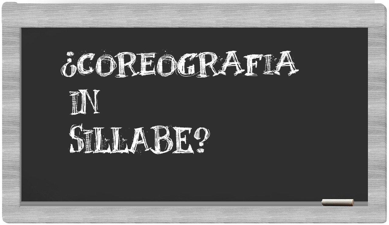 ¿coreografia en sílabas?